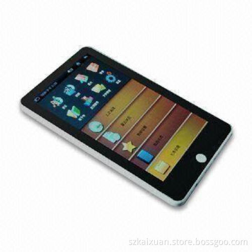 E-book Reader with 7-inch Touch Panel, TF Card Slot, Supports Dictionary and FM, Recording